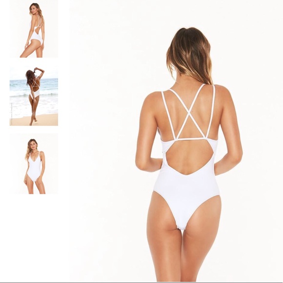 L*Space Dakota one piece **NEW WITH TAGS** white - Picture 3 of 5